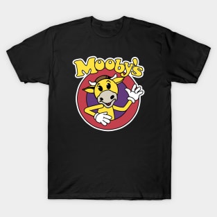 Cow Fast Food Logo T-Shirt